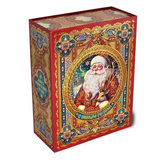 Сладкий новогодний подарок Книга чудес макси 1500 грамм элит